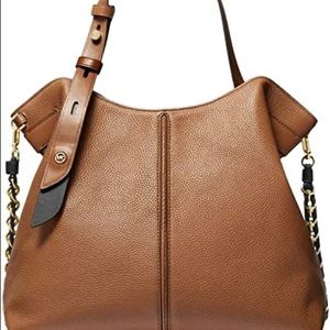 MK brown leather bag NWT